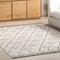 Nuloom Sydney Machine Washable Diamond Trellis Area Rug 2ft 6in x 8ft HJAU40A-2608 - alternate 4